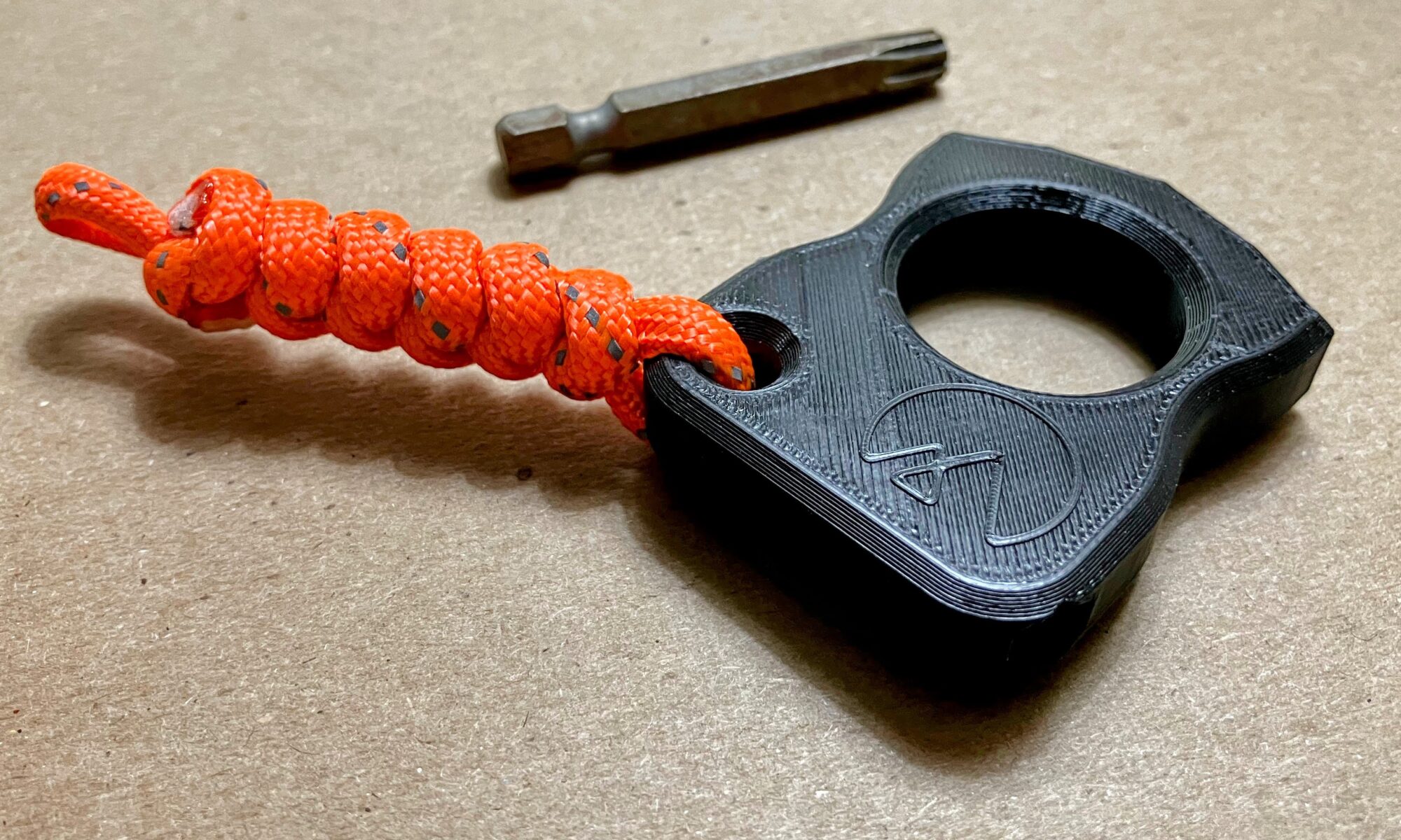 Knuck with Lanyard and Driver Bit